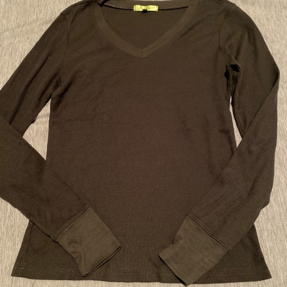 Green fitted long sleeve